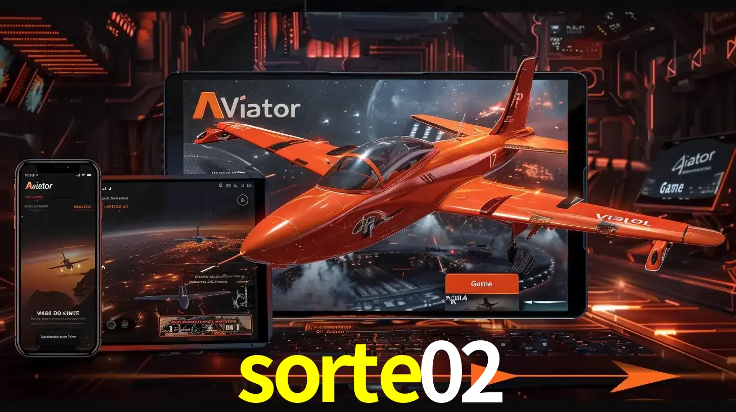 Apresentação tecnológica do jogo Aviator com um avião saindo da tela de um tablet, demonstrando a experiência imersiva em múltiplos dispositivos no sorte02.